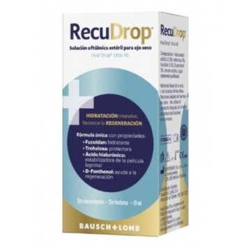 RECUDROP SOLUCION OFTALMICA PARA OJO SECO 1 BOTE 10 ML