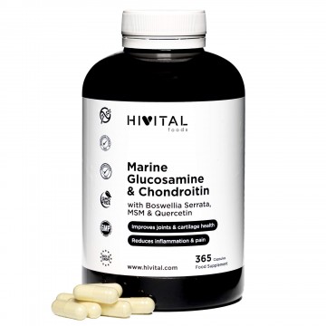 HIVITAL GLUCOSAMINA CON CONDROITINA | 365 CÁPSULAS