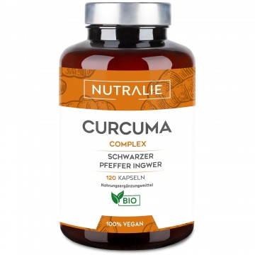 NUTRALIE TURMERIC CURCUMA COMPLEX 120 CAPSULAS