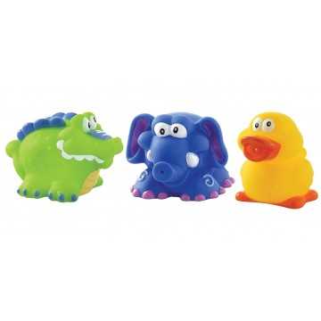 NUBY ANIMALES DE BAÑO PACK 3
