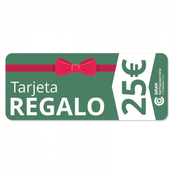 Tarjeta regalo 25 euros