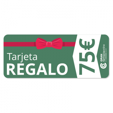 Tarjeta regalo 75 euros