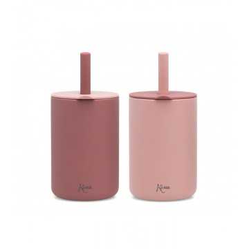KIOKIDS VASOS PAJITA ROSA...